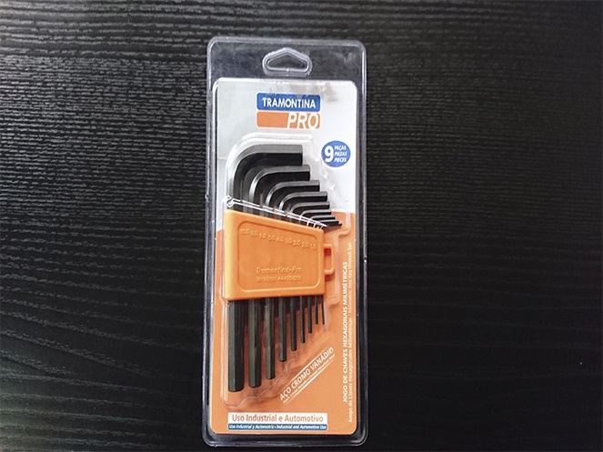 Juego llave Hexagonal / 9 pcs / 44400-209 / Tramontina #2