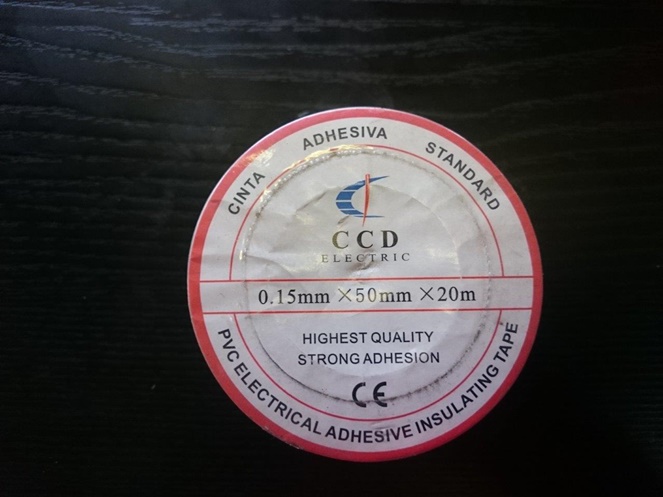 Pack 30 Huinchas Aisladora Negra 50 mm CCD Electric #2