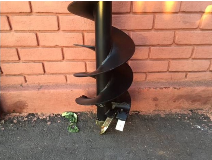 Taladro de la tierra perforador para Minicargador 200mm #2