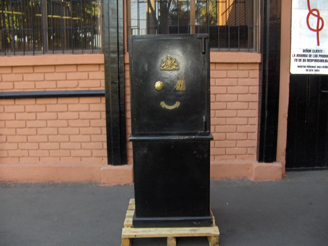 Caja Fuerte /  Dread Nought Safe Pedestal Negro / Usada / 3 #2