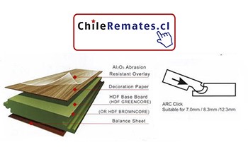 Piso Flotante 12,3 mm / 30059 / AC4 / Alto Tráfico / Crown #2