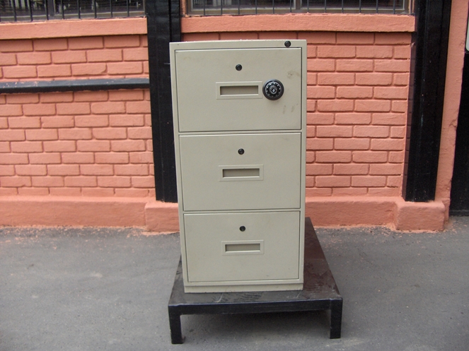 Kardex Metálico de Seguridad / Sargent Kentucky / 3 cajones / Usado #3