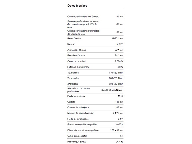 Taladro Magnético / FEIN / KBM80 Auto / Usado #8