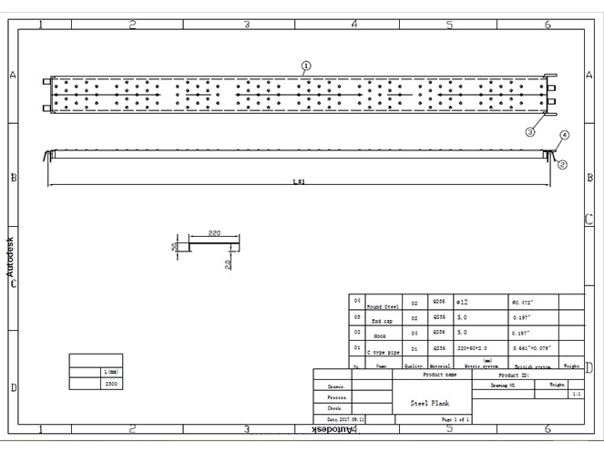 Modulo Andamio Tradicional Completo / 1.027 x 2.000 mm / Alfamat #9