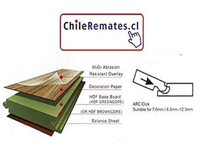 Piso Flotante 12,3 mm / 10522 / AC4 / Alto Tráfico / Crown #2