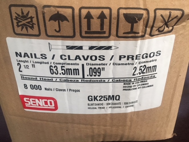 Caja Clavos / 2 1/2 / Cabeza Redonda / 21 Kg / Cod 6K25MQ #2