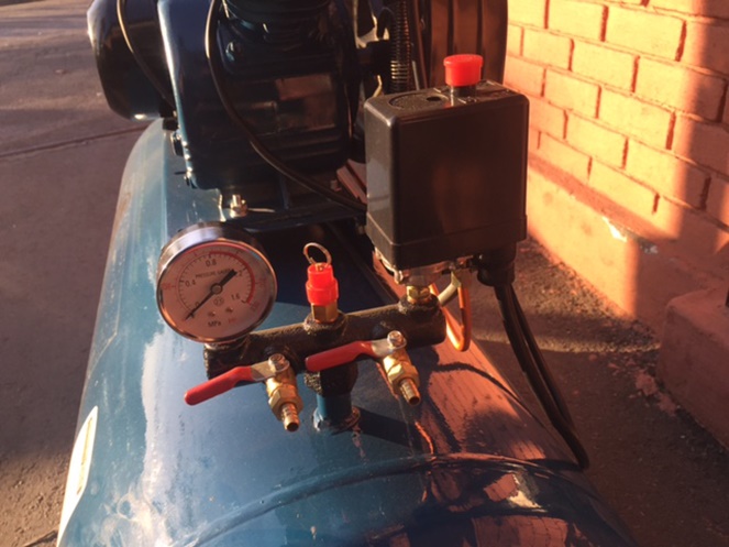 Compresor 220V Motor Eléctrico 3 Hp / 200 Litros / BP-200L / Alfamaq  #4