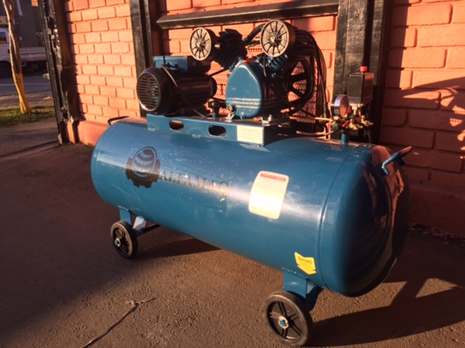 Compresor 220V Motor Eléctrico 3 Hp / 200 Litros / BP-200L / Alfamaq  #3