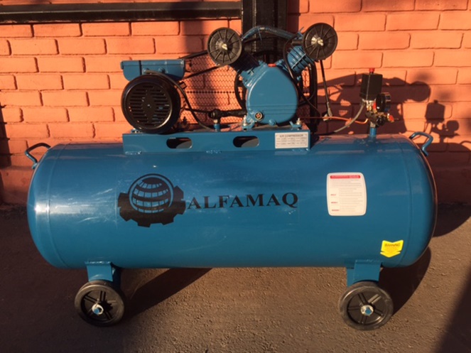 Compresor 220V Motor Eléctrico 3 Hp / 200 Litros / BP-200L / Alfamaq  #2
