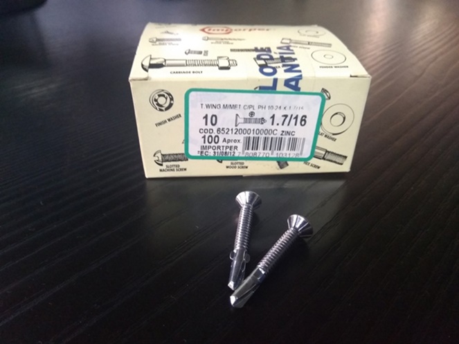 Caja Tornillos AutoP Wing / 10-24 x 1.7/16 #3