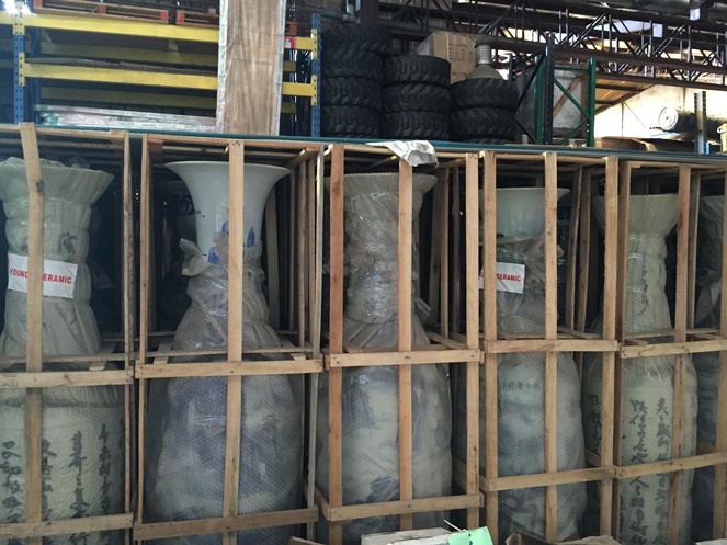 Jarrón Porcelana Pintado a Mano / Alto 140 cm aprox / JPPM-140CM #2