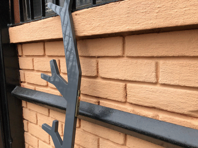 Colgador Perchero Arbol Sur Diseño anclado a muro / Gris #2