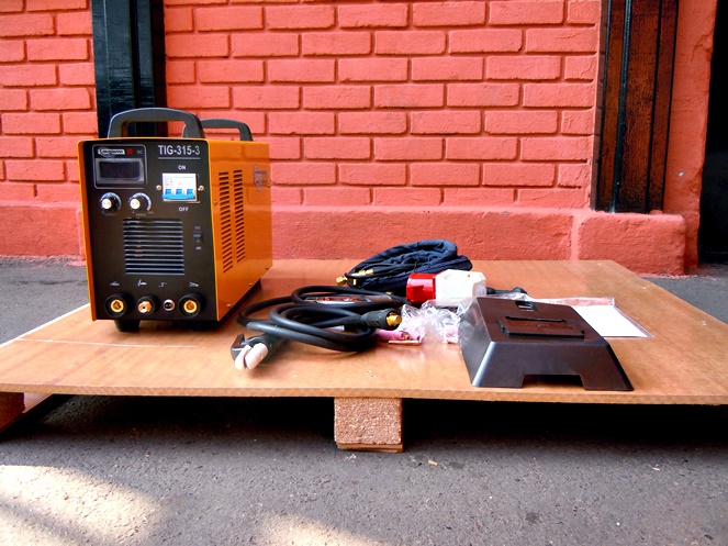 Soldadora Tig + Arco 380 Volt / Tig-315-3 