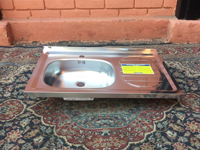 Lavaplatos Acero Inox Tramontina 80x50 / 1 cubo Izquierdo #3