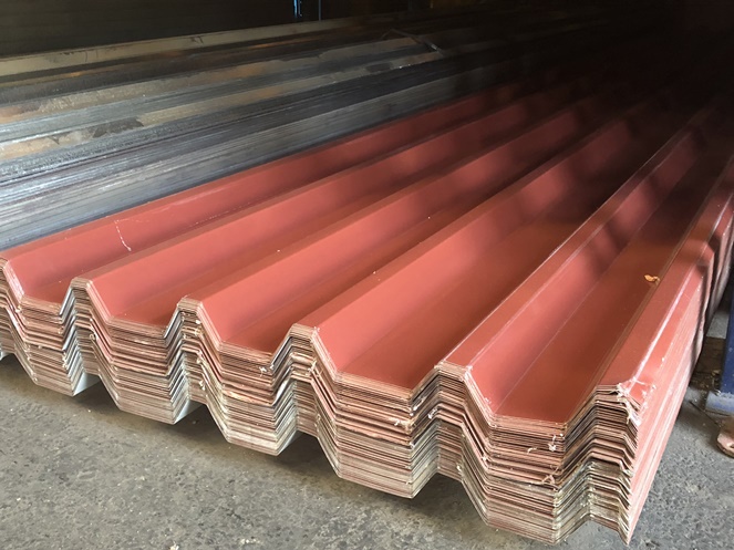 PACK de 50 Planchas / Galvanizada Prepintada Terracota / AC-6 / 0.4 x 6.000 mm #2