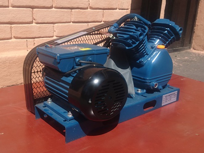 Cabezal y Motor 3 Hp Motor Eléctrico 220 Volt / Alfamaq  #3