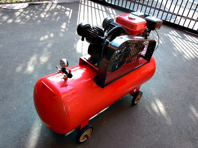 Compresor Motor Gasolina 5.5 Hp / BGC-5.5HP-200L  #4