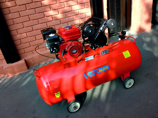 Compresor Motor Gasolina 5.5 Hp / BGC-5.5HP-200L  #3