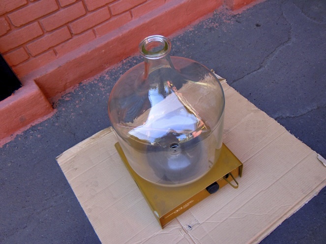 Frasco Vidrio / Antigüedades / Usado #5