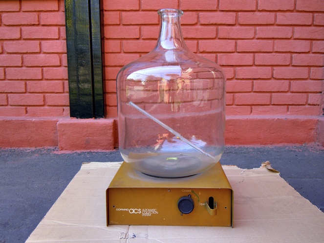 Frasco Vidrio / Antigüedades / Usado #2