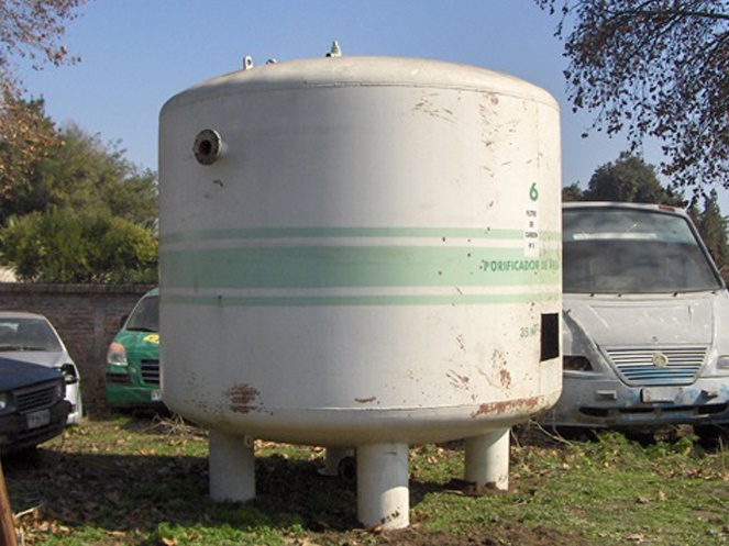 Estanque Acero Carbono / Filtro / 18.000 Lts Aprox / Espesor 10 mm / Usado #3