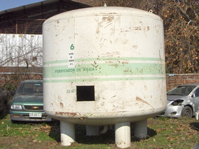 Estanque Acero Carbono / Filtro / 18.000 Lts Aprox / Espesor 10 mm / Usado #2