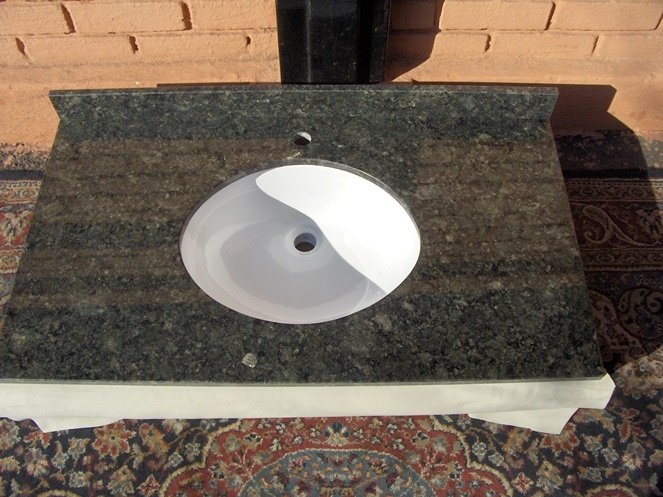 Vanitorio Granito Verde 1.000 x 572 x 20 mm #5