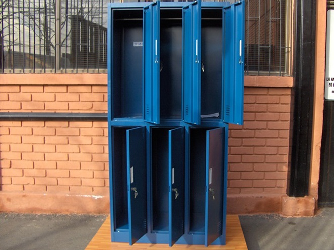 Locker Metálico 6 puertas / Azul Oscuro / JF-3B2AAZ #2