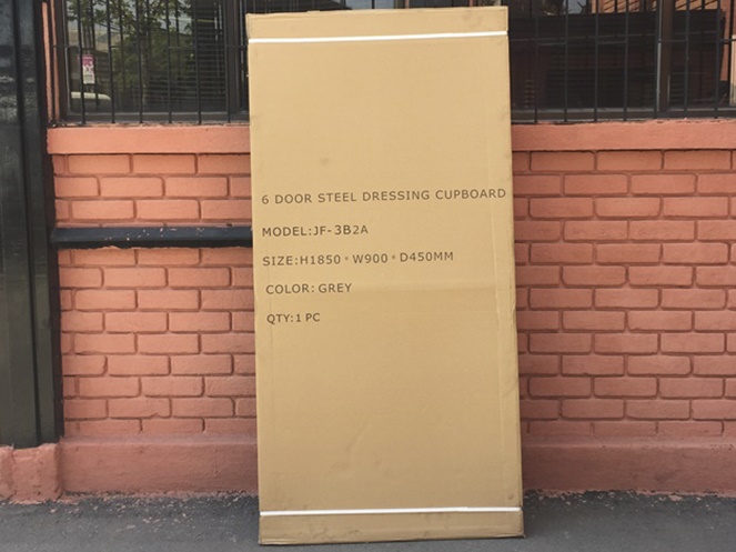 Locker Metálico 6 puertas / Gris / JF-3B2AGR #6