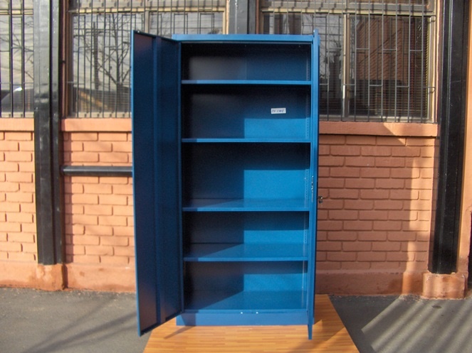 Mueble Metálico 2 puertas / Azul Oscuro / JF-C001 #3