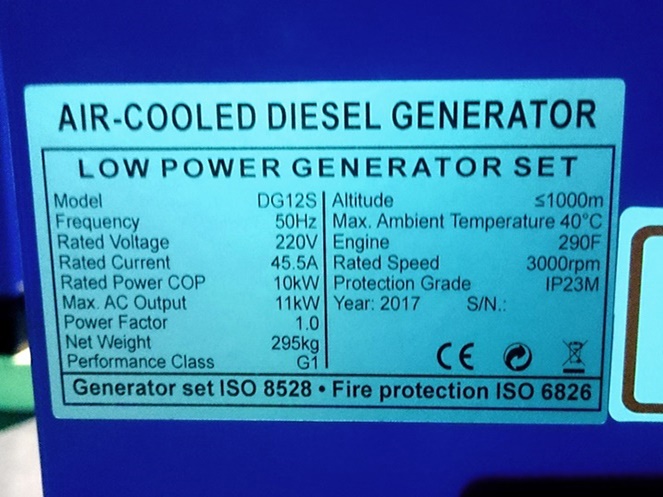 Generador Diesel 12 KVA Insonorizado con ATS / Alfamaq /  LDG12S / 220V  #7