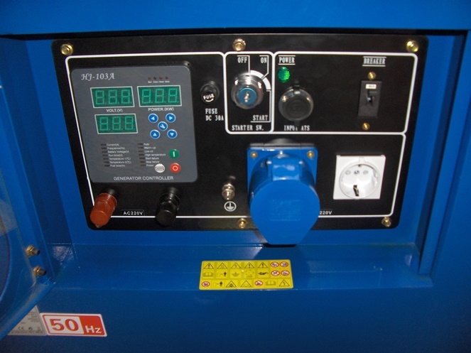 Generador Diesel 12 KVA Insonorizado con ATS / Alfamaq /  LDG12S / 220V  #4