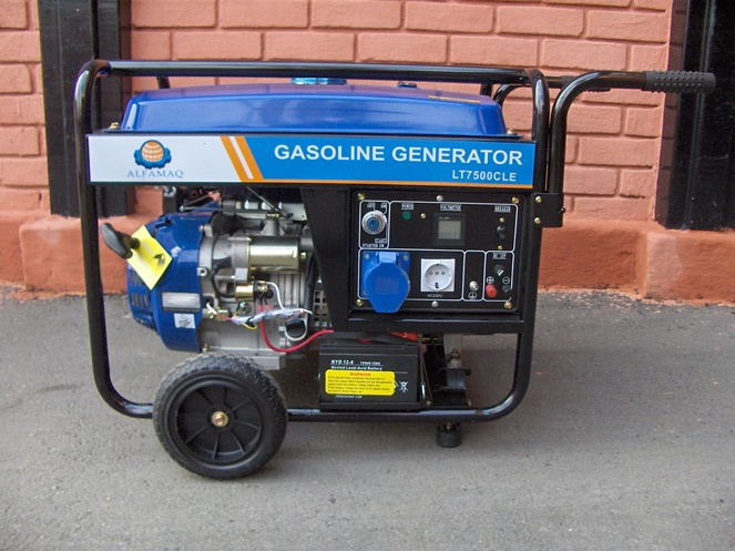 Generador Gasolina 6,5 Kw / Alfamaq / LT7500CLE / Partida Electrica #2