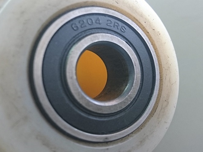 Rueda Delantera Transpaleta 80x70mm Nylon #4