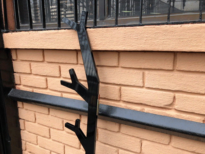 Colgador Perchero Arbol Sur Diseño anclado a muro / Negro #3