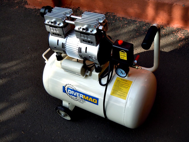 Compresor 220 Volt Médico / Sin Aceite / Motor Cobre 1 Hp  #3