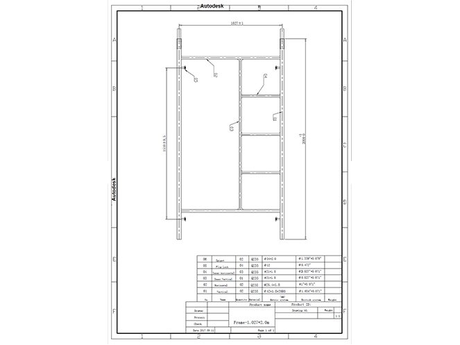 Modulo Andamio Tradicional Completo / 1.027 x 2.000 mm / Alfamat #10