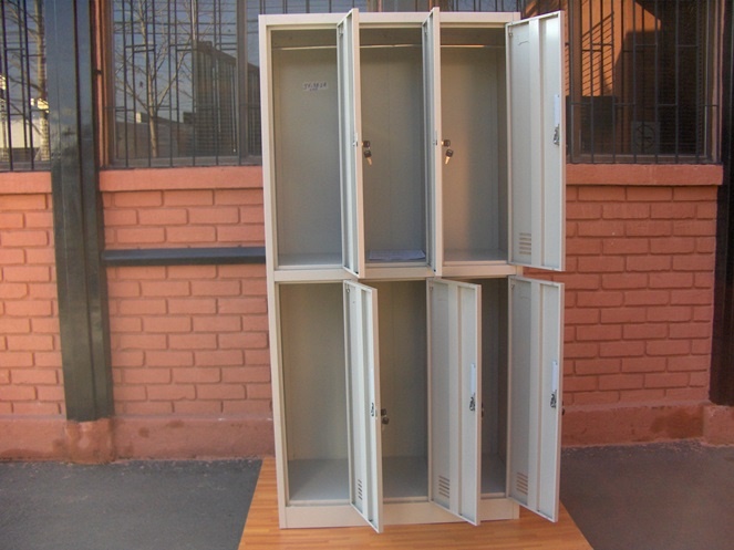 Locker Metálico 6 puertas / Gris / JF-3B2AGR #2