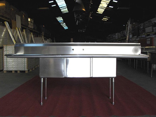 Lavafondo Acero Inoxidable 3 Cubos y 2 Secadores #3