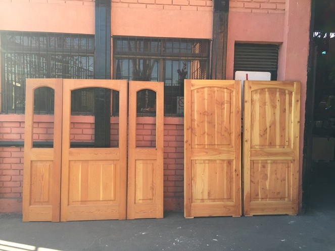 Set Completo 5 Puertas de Pino Oregón Importado #4