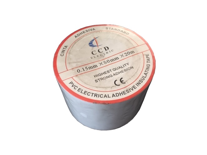 Pack 30 Huinchas Aisladora Blanca 50 mm CCD Electric #2