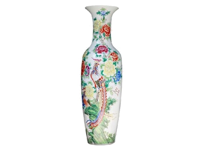 Jarrón Porcelana Pintado a Mano / Alto 140 cm aprox / JPPM-140CM #4
