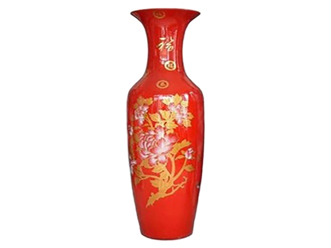 Jarrón Porcelana Pintado a Mano / Alto 140 cm aprox / JPPM-140CM #11