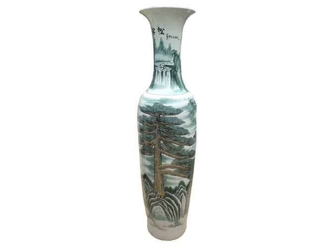 Jarrón Porcelana Pintado a Mano / Alto 180 cm aprox / JPPM-180CM #16