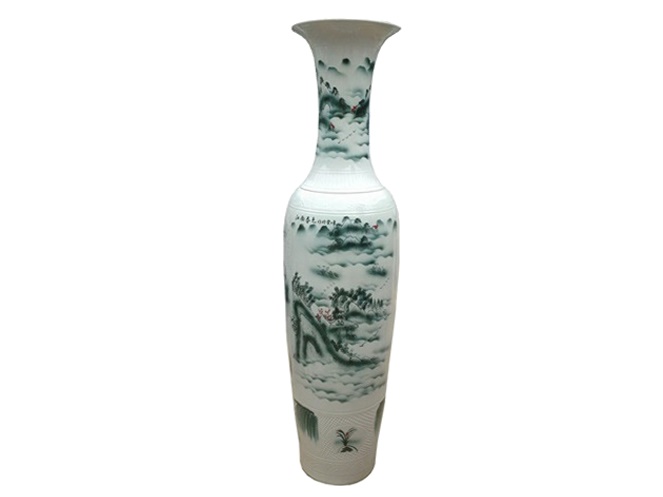 Jarrón Porcelana Pintado a Mano / Alto 180 cm aprox / JPPM-180CM #15