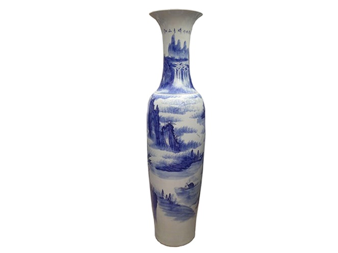 Jarrón Porcelana Pintado a Mano / Alto 180 cm aprox / JPPM-180CM #9