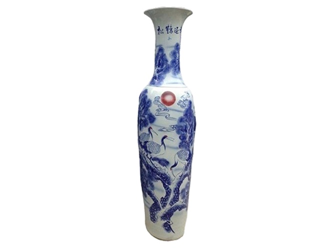 Jarrón Porcelana Pintado a Mano / Alto 180 cm aprox / JPPM-180CM #4