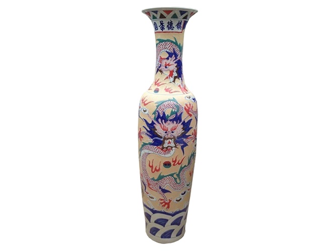 Jarrón Porcelana Pintado a Mano / Alto 180 cm aprox / JPPM-180CM #5