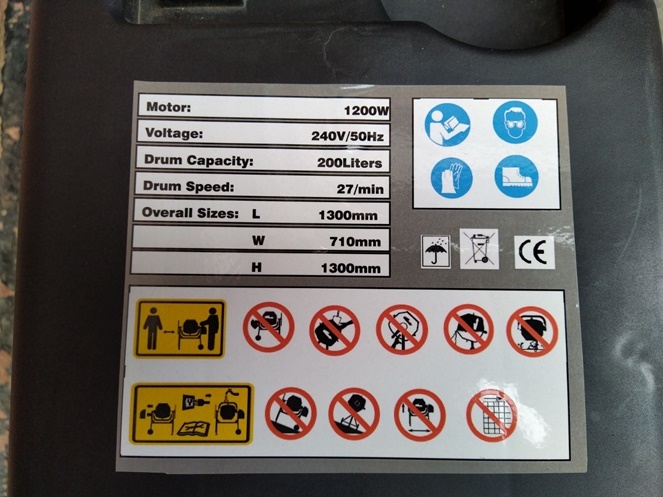 Repuesto Motor Eléctrico 1.200w para Trompo JS200L Alfamaq  #5