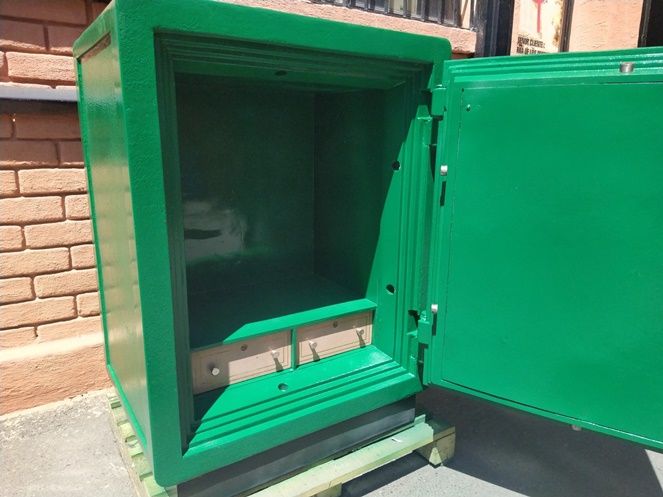 Caja Fuerte Verde / Marca Yale / Con llave / Usado / 193 #6